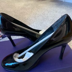 Stuart Weitzman Black platswoon size 6.5